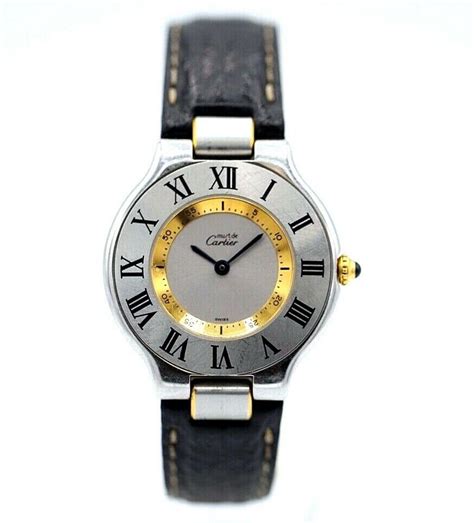 must de cartier 21 watch 1330|cartier must de 21.